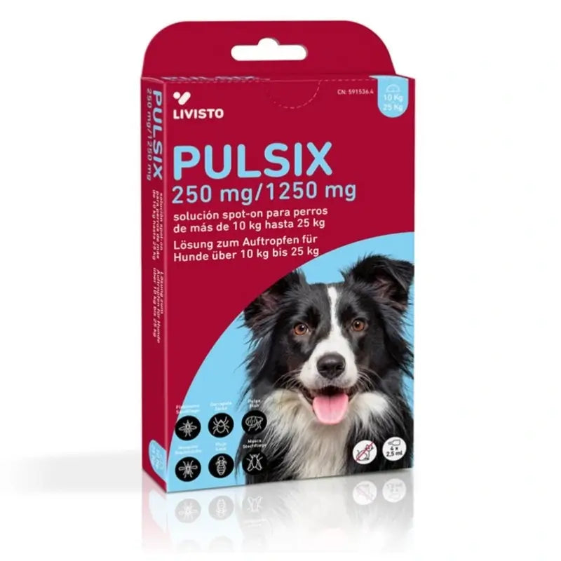 Livisto Pulsix 10-25 kg, 4 pipette