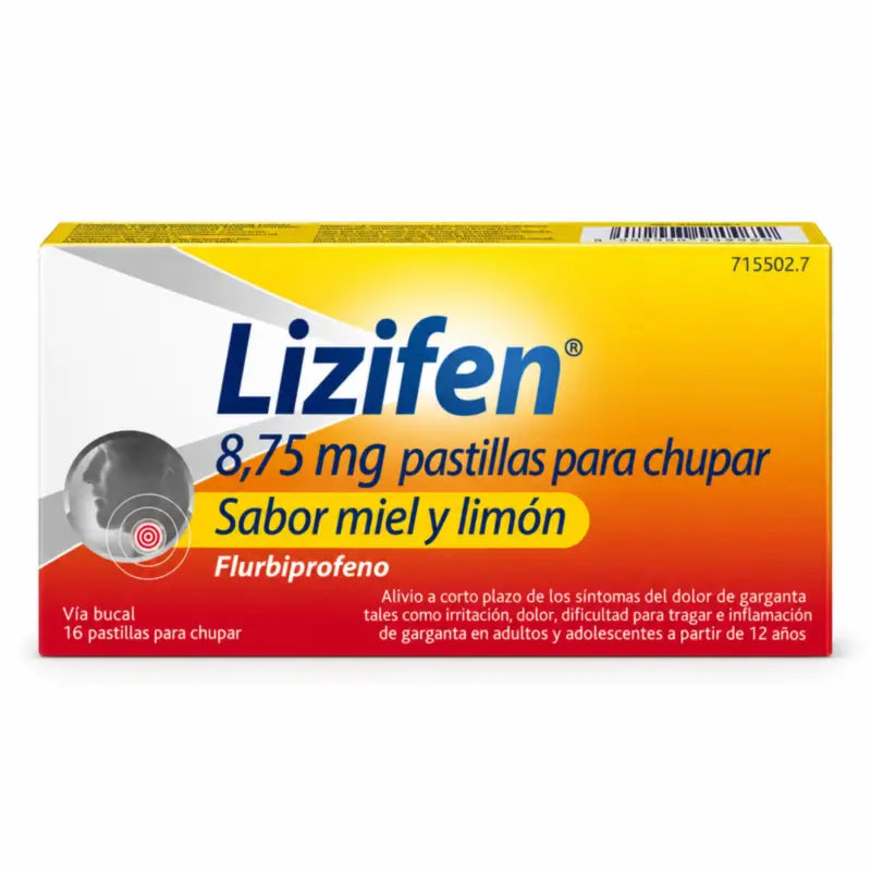 Lizifen 8,75 mg al gusto di limone e miele, 16 pastiglie