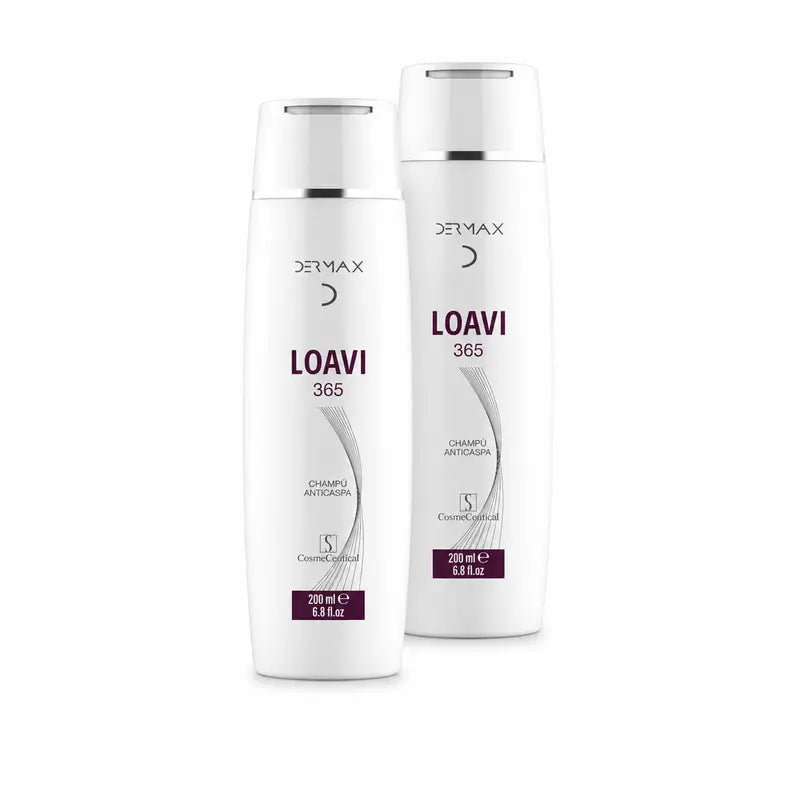Loavi 365 Shampoo anticaduta, confezione da 2 x 200 ml