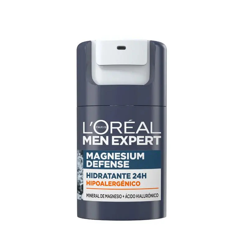 L'Oréal Paris Men Expert Crema Idratante Ipoallergenica: Magnesio Minerale e Acido Ialuronico