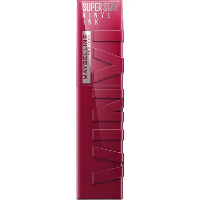 Maybelline New York Super Stay Vinyl Ink Proof Gloss Rossetto a prova di inchiostro, 30 UNRIVALED