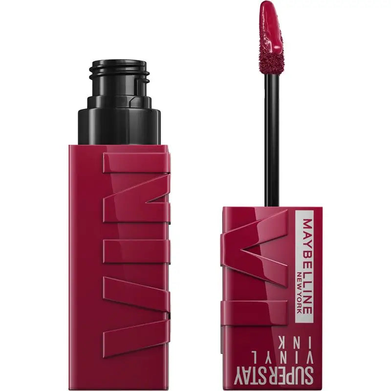 Maybelline New York Super Stay Vinyl Ink Proof Gloss Rossetto a prova di inchiostro, 30 UNRIVALED