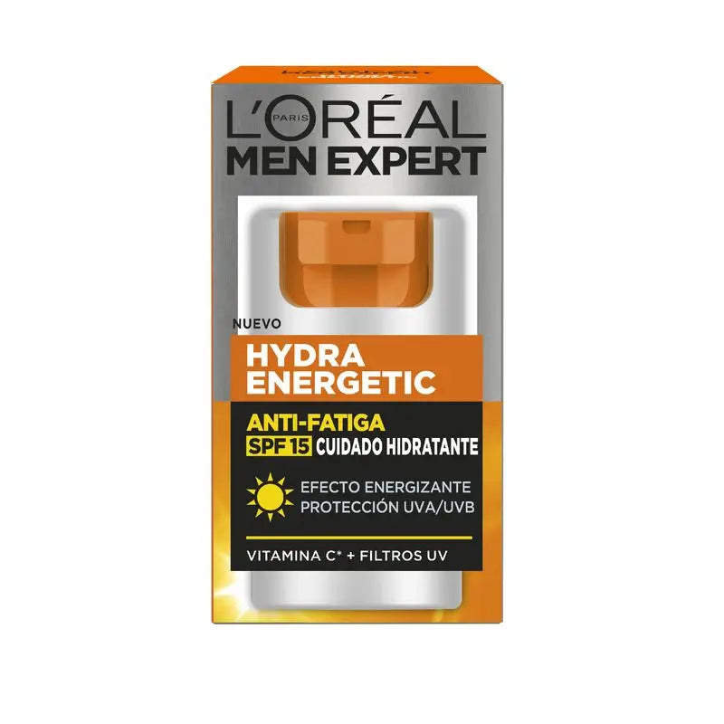 L'Oréal Paris Men Expert Hydra Enegertic 24H Crema Idratante Anti-Fatica con Spf15