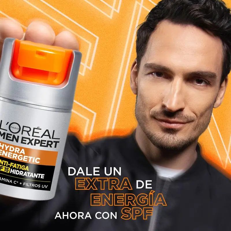 L'Oréal Paris Men Expert Hydra Enegertic 24H Crema Idratante Anti-Fatica con Spf15