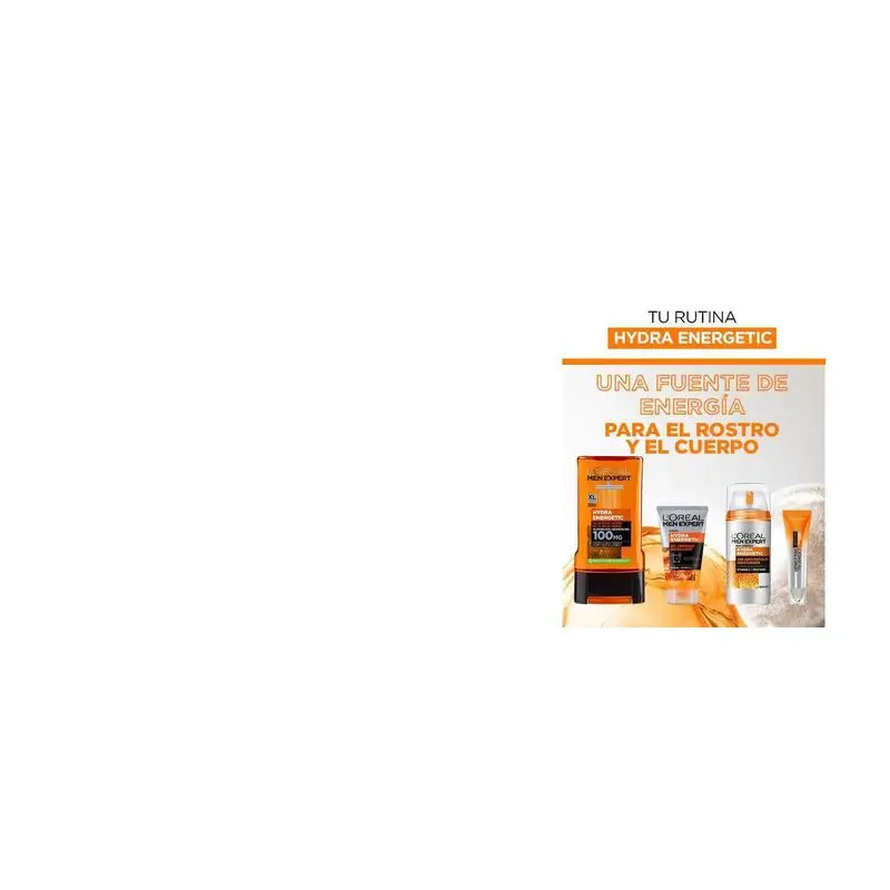 L'Oréal Paris Men Expert Hydra Energetic 24H Crema idratante anti-fatica per uomo con vitamina C e proteine - 50 Ml