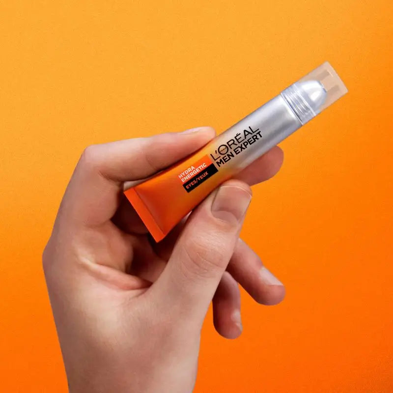 L'Oréal Paris Uomo Expert Hydra Energetic Roll-On Occhi Effetto Ghiaccio Anti Borse e Anti Occhiaie Per Uomo - 10 Ml
