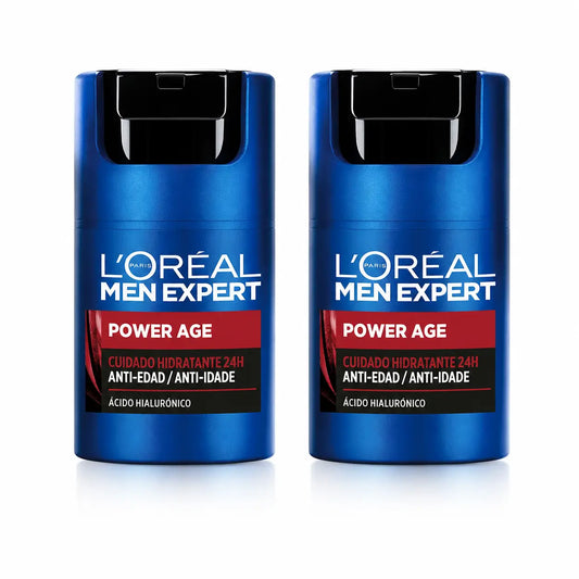L'Oréal Men Expert Vitalift Crema Idratante Anti-Età 50 Ml, confezione da 2