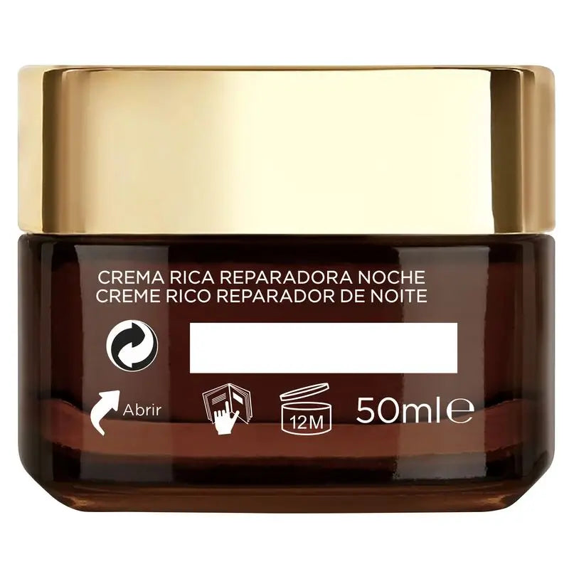 L'Oréal Paris Age Perfect Intense Nutrition Crema Notte Ricca Riparatrice Pelle Matura e Denutrita 50Ml