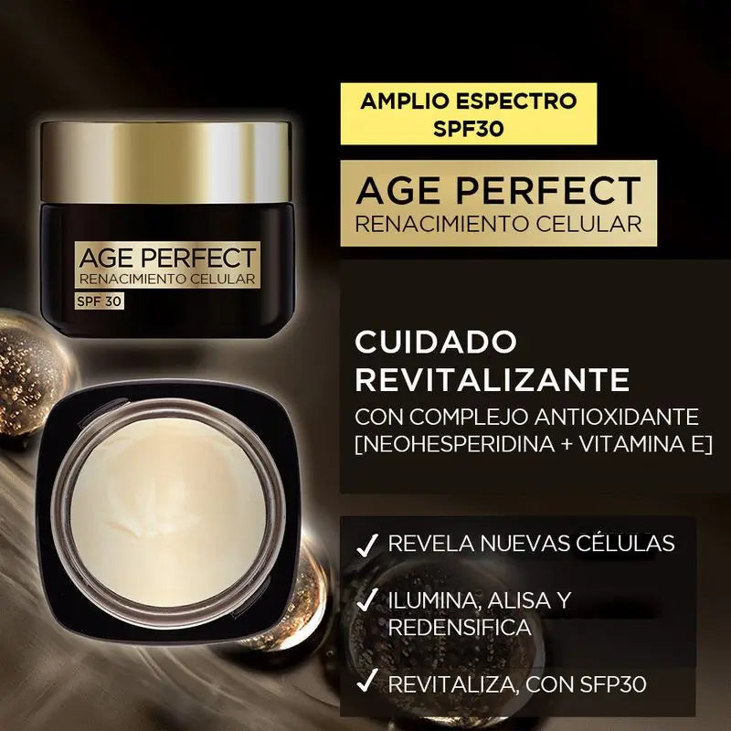 L'Oréal Paris Age Perfect Cellular Renaissance Crema Rigenerante Spf30 Con Complesso Antiossidante