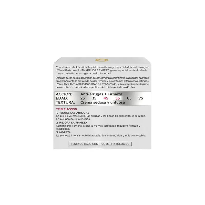L'Oréal Paris Crema da giorno idratante anti-rughe Expert +45 anni - 50ml