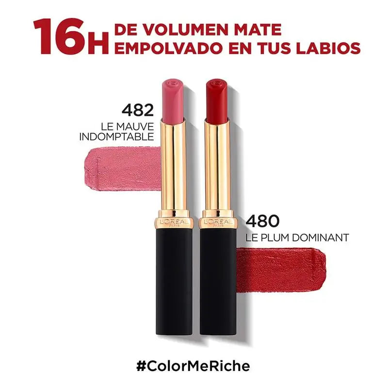 L'Oréal Paris Colour Riche Intense Volume Rossetto opaco tonalità 480 Prugna Dominante