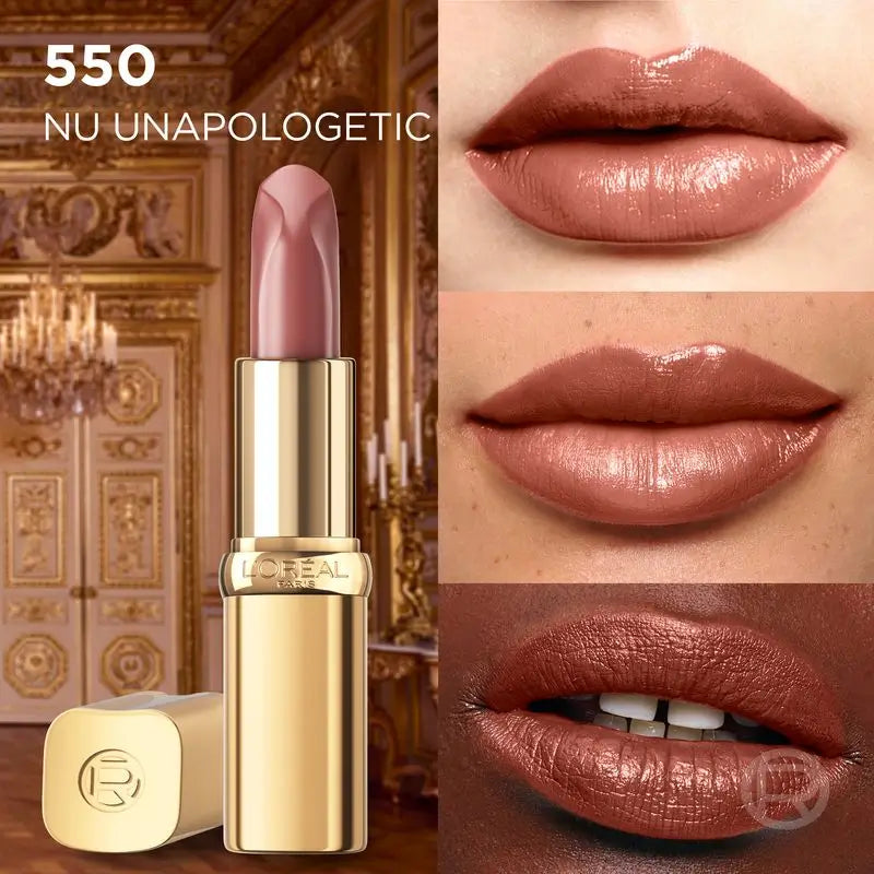 L'Oréal Paris Rossetto Color Riche Nudes Of Worth Satin Shade 550 Nude Unapologetic