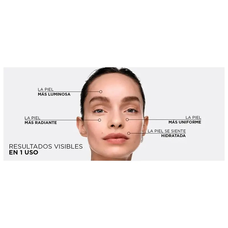 L'Oréal Paris Bright Reveal Fluido idratante anti-brufoli con filtro UV Spf50+ e niacinamide
