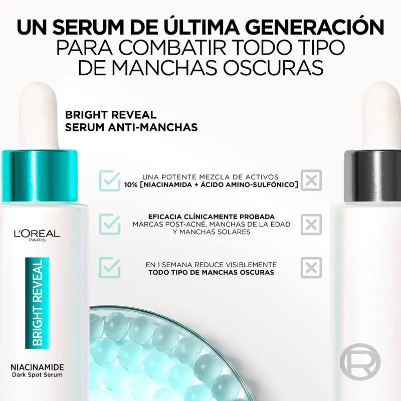 L'Oréal Paris Bright Reveal Siero anti-macchie alla niacinamide