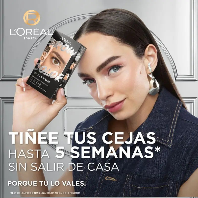 L'Oréal Paris Brow Colour Colore Sopracciglia Semi-Permanente 1.0 Nero
