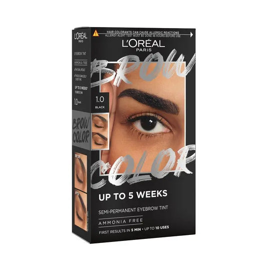 L'Oréal Paris Brow Colour Colore Sopracciglia Semi-Permanente 1.0 Nero