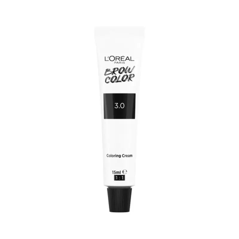 L'Oréal Paris Brow Colour Colore Sopracciglia Semi-Permanente 3.0 Castano Scuro