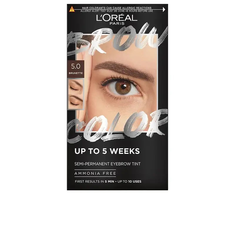 L'Oréal Paris Brow Colour Colore Sopracciglia Semi-Permanente 5.0 Brunette