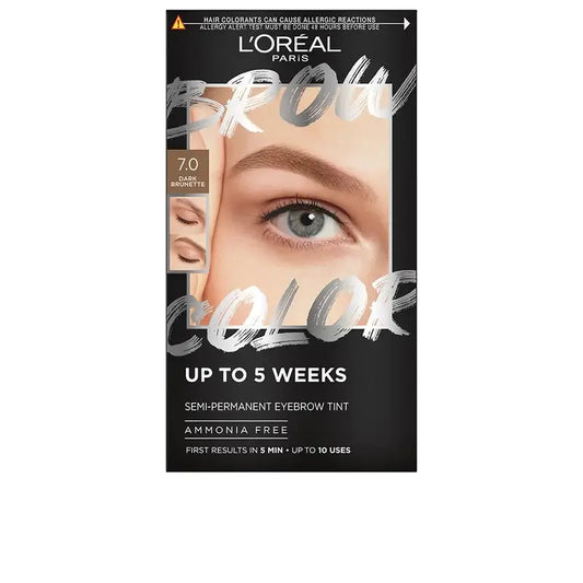 L'Oréal Paris Brow Colour Colore Sopracciglia Semi-Permanente 7.0 Biondo Scuro