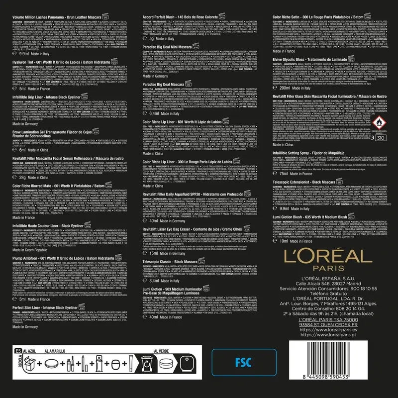 L'Oréal Paris Calendario dell'Avvento, 24 prodotti