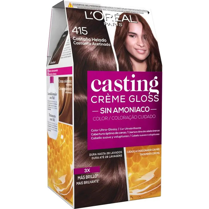 L'Oréal Paris Casting Creme Gloss Colour Bagno 415 Icy Brown