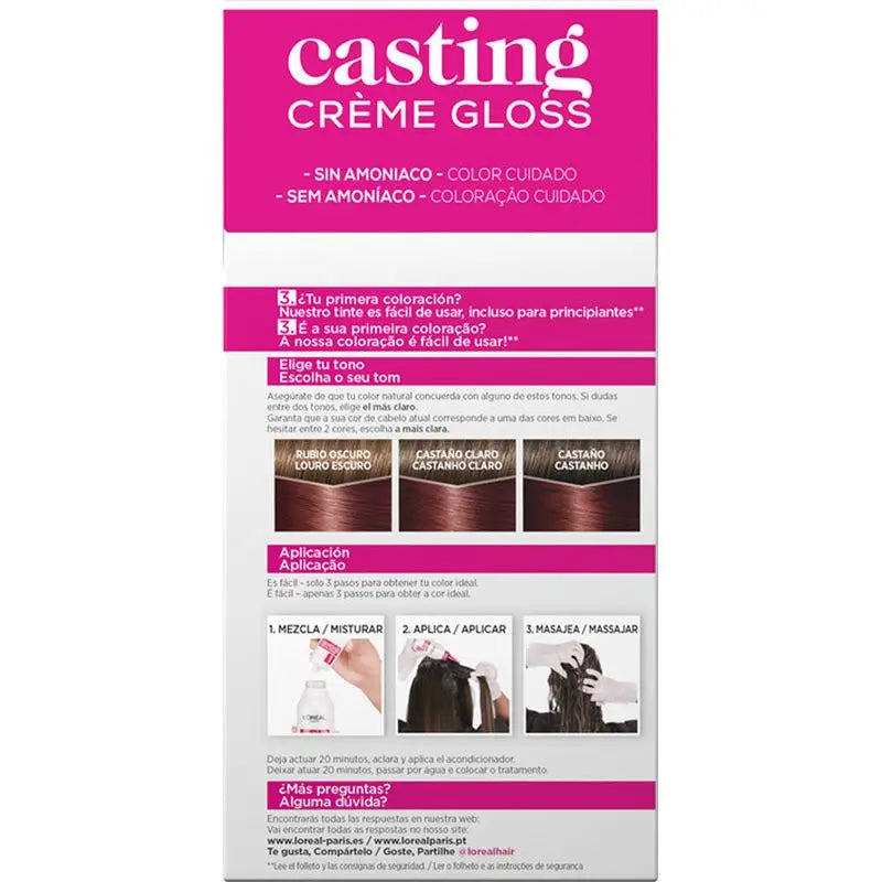 L'Oréal Paris Casting Creme Gloss Colore Bagno 550 Auburn