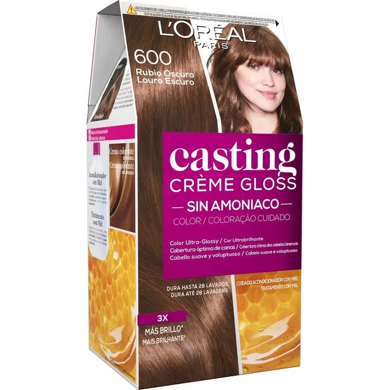 L'Oréal Paris Casting Creme Gloss Colore Bagno 600 Biondo Scuro