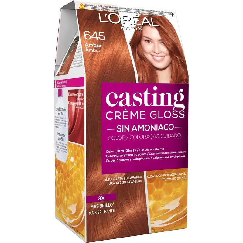 L'Oréal Paris Casting Creme Gloss Colore Bagno 645 Ambra