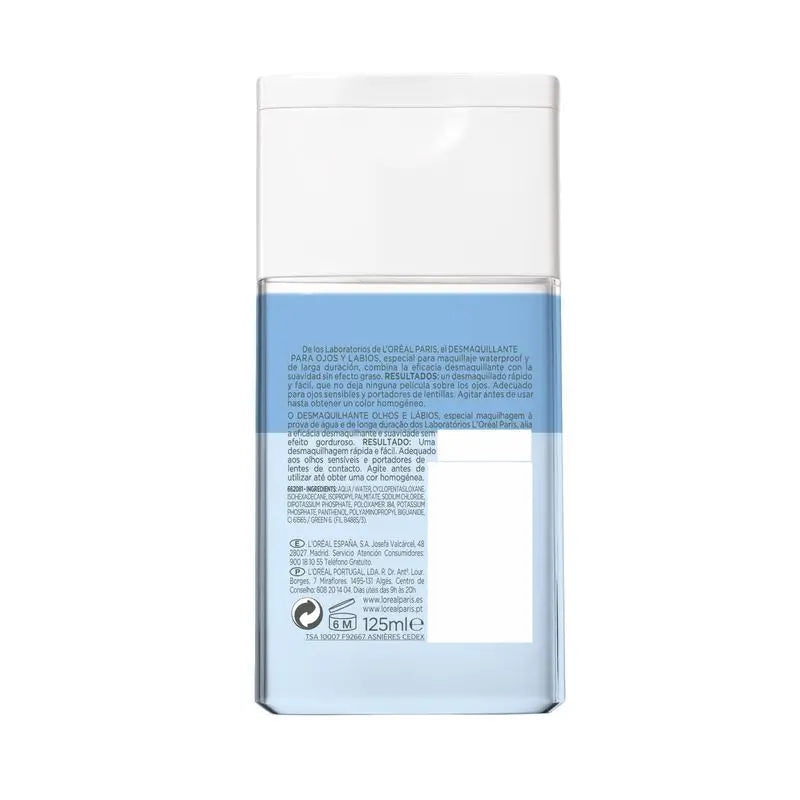 L'Oréal Paris Struccante occhi e labbra - Impermeabile e a lunga durata 125 ml