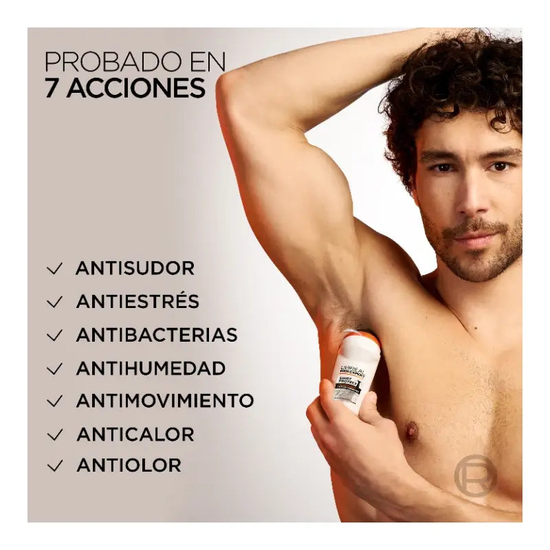 L'Oreal Paris Uomo Roll-On Deodorante Anti-Spot 48H, 50ml