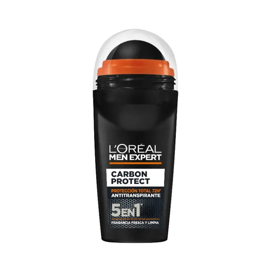 L'Oreal Paris Roll-On Deodorante Roll-On, Protezione Totale 48H, Uomo, 50 ml