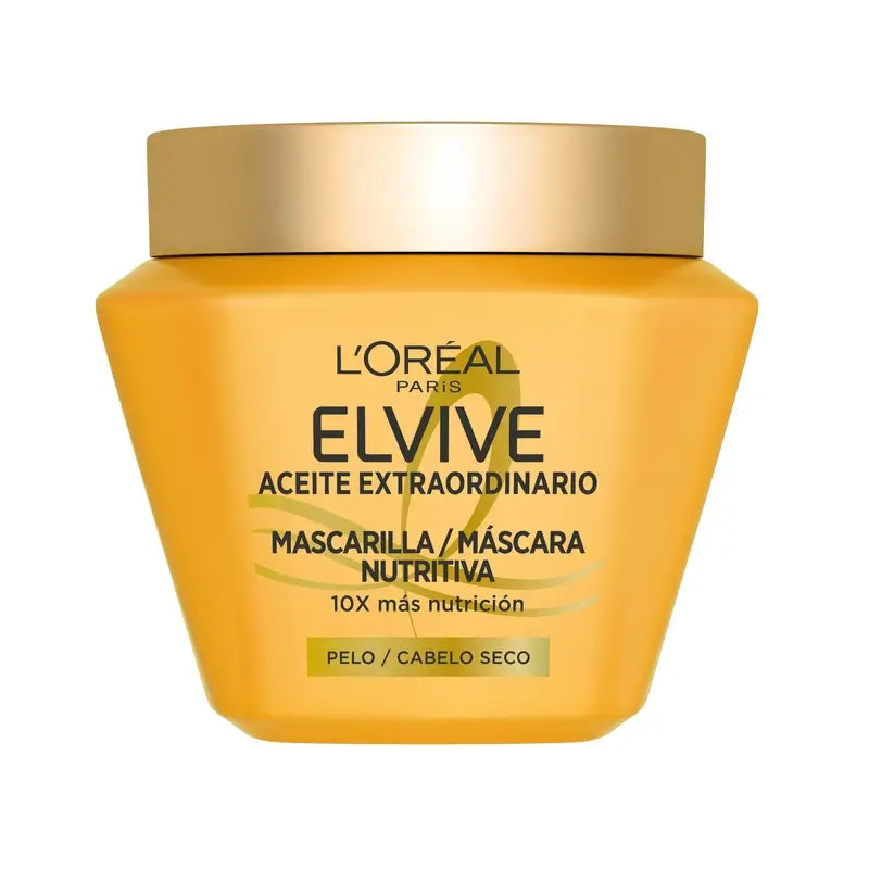 L'Oréal Paris Elvive Olio Straordinario Maschera Nutriente, 310 ml