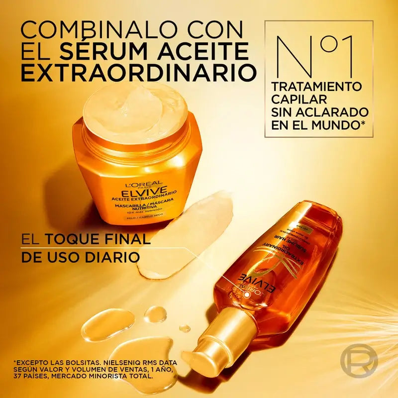 L'Oréal Paris Elvive Olio Straordinario Maschera Nutriente, 310 ml