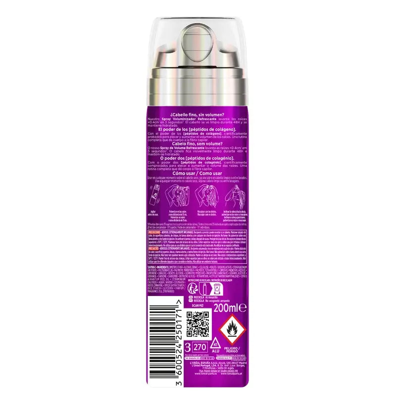 L'Oréal Paris Elvive Big Hair Day Spray rinfrescante volume, 200 ml