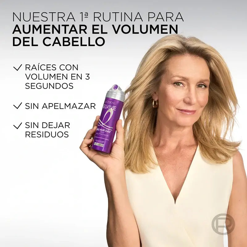 L'Oréal Paris Elvive Big Hair Day Spray rinfrescante volume, 200 ml
