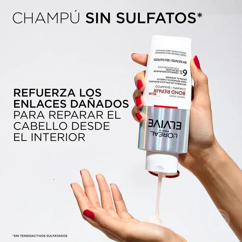 L'Oréal Paris Elvive Bond Repair Plus Shampoo Fortificante, 200 ml