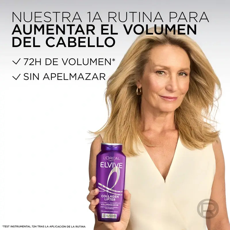 L'Oréal Paris Elvive Shampoo Volumizzante, con Peptidi di Collagene, 700 ml