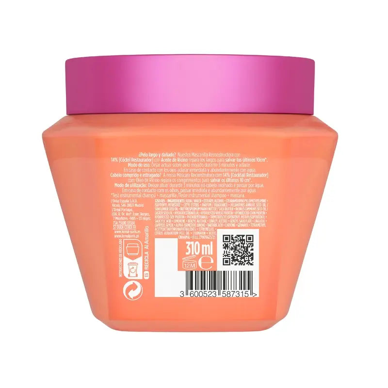 L'Oréal Paris Elvive Dream Long Maschera ricostruttiva, 310 ml