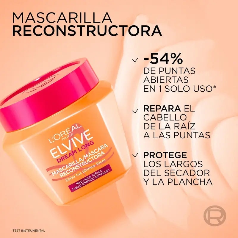 L'Oréal Paris Elvive Dream Long Maschera ricostruttiva, 310 ml
