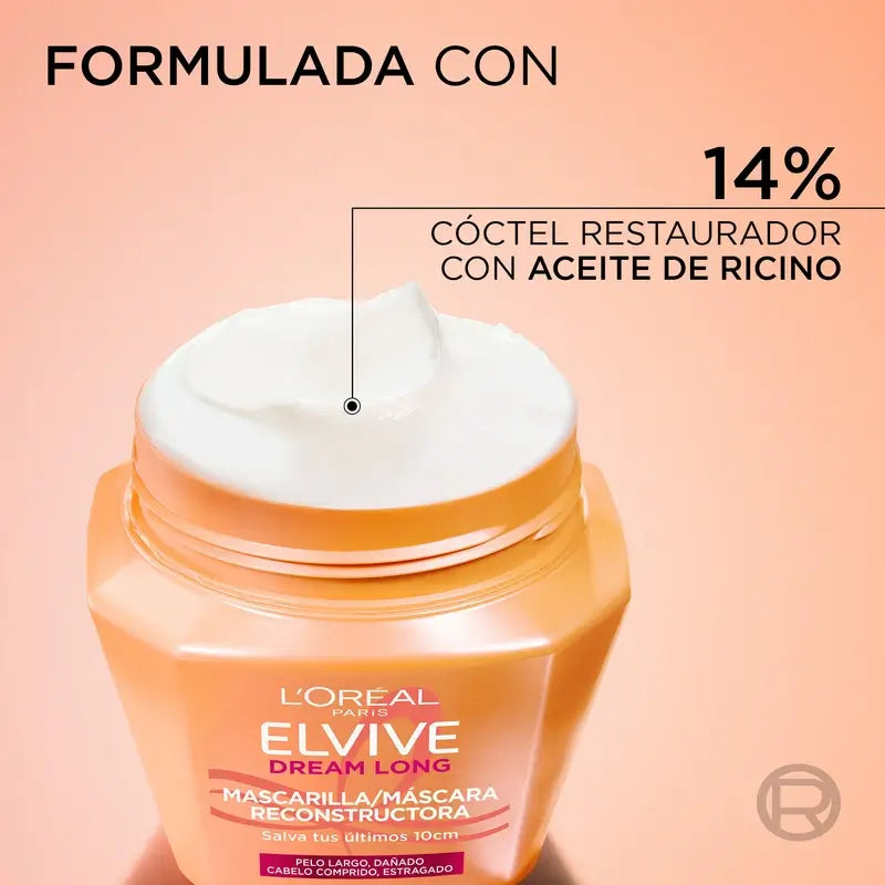 L'Oréal Paris Elvive Dream Long Maschera ricostruttiva, 310 ml