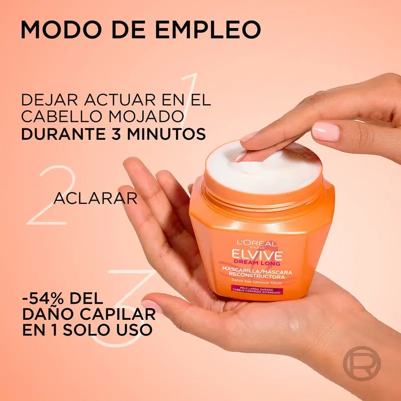 L'Oréal Paris Elvive Dream Long Maschera ricostruttiva, 310 ml