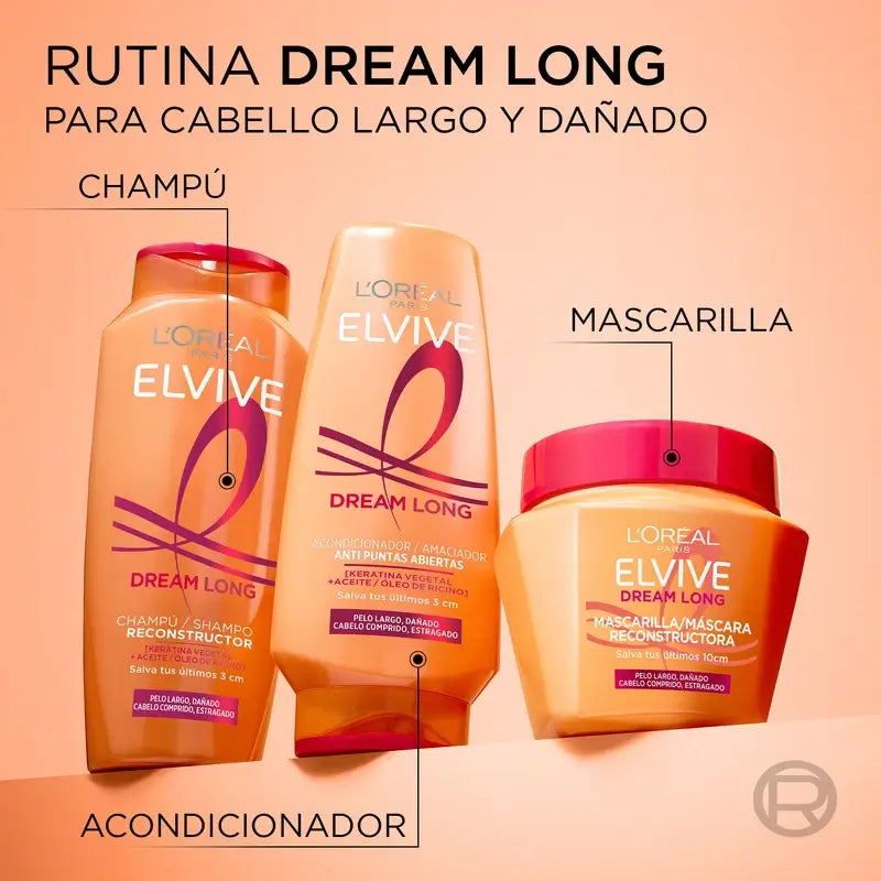 L'Oréal Paris Elvive Dream Long Maschera ricostruttiva, 310 ml