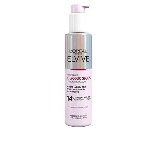 L'Oréal Paris Elvive Glycolic Gloss Serum con Acido Glicolico Capelli Morbidi e Lucenti