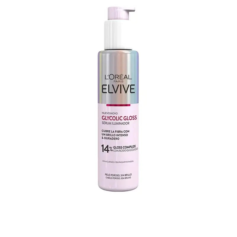 L'Oréal Paris Elvive Glycolic Gloss Serum con Acido Glicolico Capelli Morbidi e Lucenti