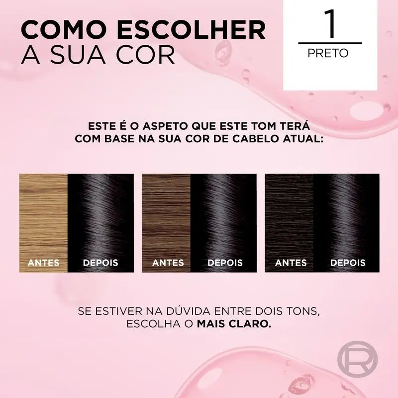 L'Oréal Paris Excellence Creme Colore permanente per capelli - Tonalità 1 Nero