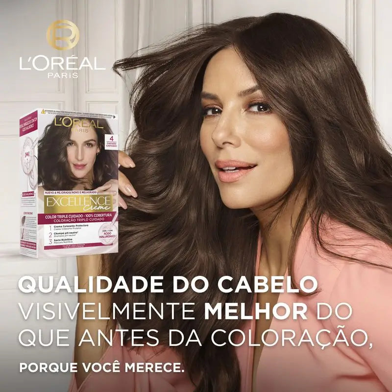 L'Oréal Paris Excellence Creme Colore permanente per capelli - Tonalità 10 Biondo chiaro schiarente