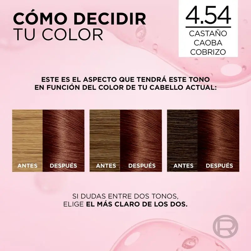L'Oréal Paris Excellence Creme Colore Permanente per Capelli - Tonalità 4.54 Castano Ramato
