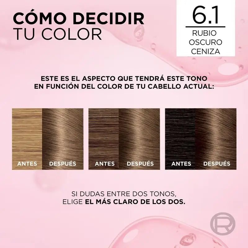 L'Oréal Paris Excellence Creme Colore Permanente - Tonalità 6.1 Biondo Cenere Scuro