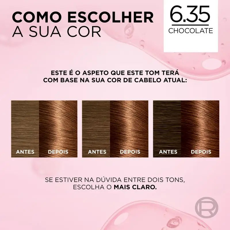L'Oréal Paris Excellence Creme Colore permanente per capelli - Tonalità 6.35 Cioccolato
