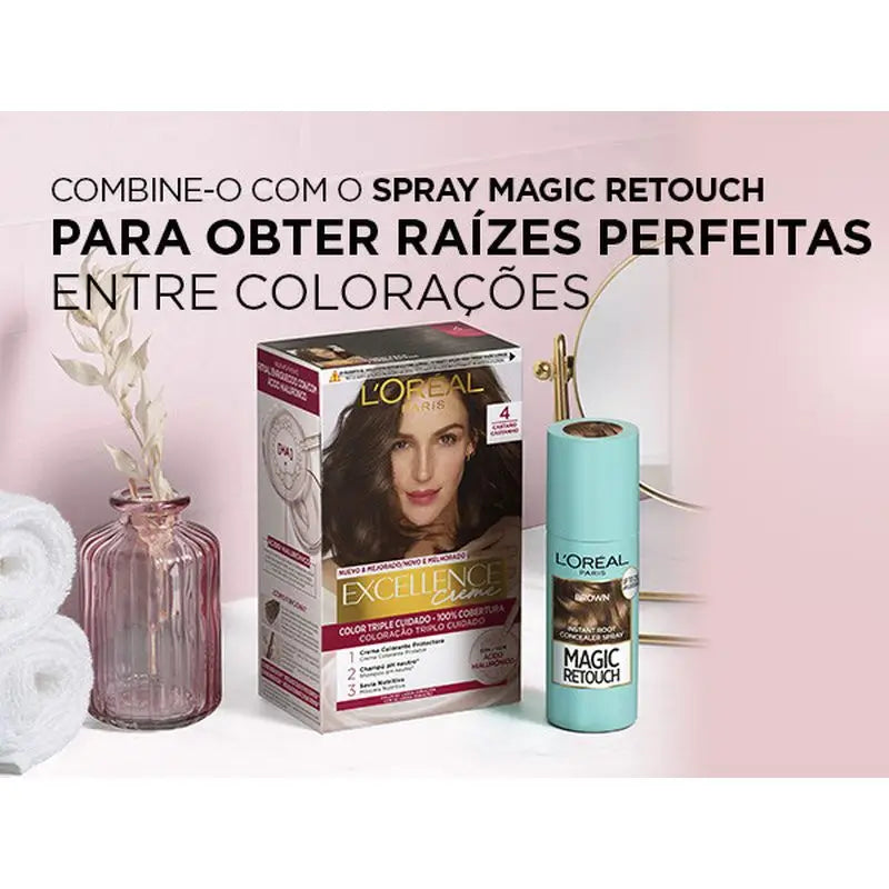 L'Oréal Paris Excellence Creme Colore permanente per capelli - Tonalità 6.41 Nocciola